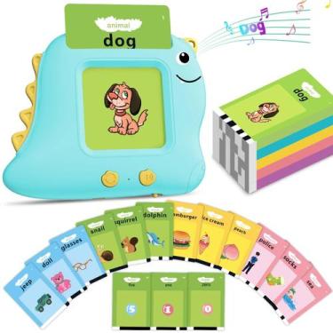 Imagem de Talking Flash Card Alotwan Learning Toys de 2 a 4 anos com 510 palavra