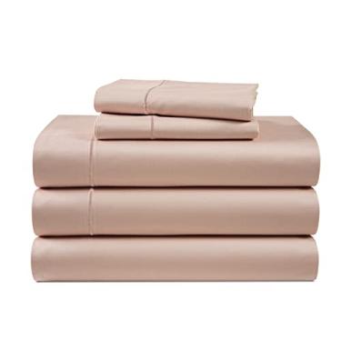 Imagem de LANE LINEN Jogo de cama King dividido 100% algodão egípcio para camas ajustáveis, lençóis King divididos com bolso extra profundo de 38 cm totalmente elástico, tecido de cetim para acabamento sedoso