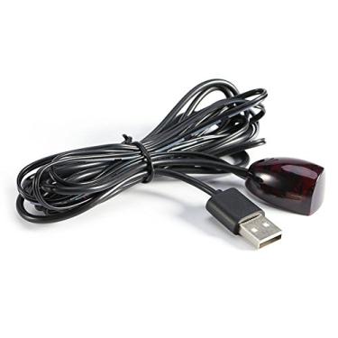 Imagem de Tihebeyan Cabo repetidor de controle remoto infravermelho USB, extensor de receptor infravermelho externo de banda larga de 38-56 kHz para caixas de cabos
