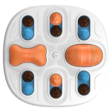 Imagem de Comedouro Brinquedo Interativo Cachorro Cao Pet Raçao Petisco Quebra Cabeça Comida Recompensa Morded