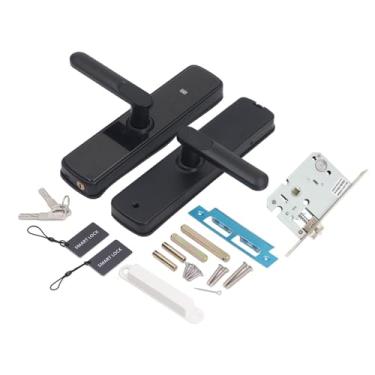 Imagem de SUNGOOYUE Conjunto de Bloqueio de Senha de Aplicativo Inteligente para Segurança de Porta de Entrada, Bloqueio Eletrônico Alimentado por Bateria Com Ampla Aplicação para Porta Antifurto
