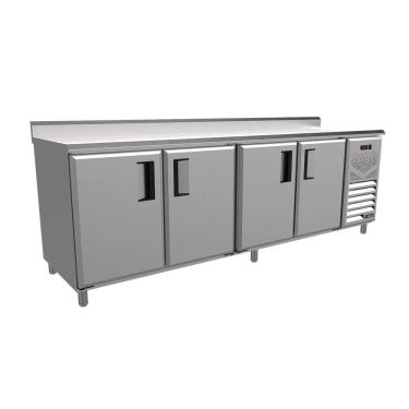Imagem de Balcão de Encosto Refrigerado Venâncio 2,5m Linha Prime 127V Borda Espelhada PCFRH25-32932