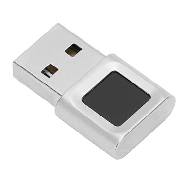 Imagem de Leitor de Impressão Digital USB Toque Capacitivo de Correspondência Rápida de Alta Sensibilidade Em Liga de Zinco para Laptop