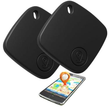 Imagem de Smart Tags Bluetooth Localizador - Kit com 2 Smart Tags– Compatível com App Buscar/Find My (iOS 14.5+), Alerta Sonoro, Bateria CR2032 Substituível, Etiqueta Antiperda para Objetos e Pets