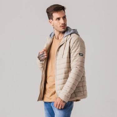 Imagem de Jaqueta Puffer com capuz de moletom Masculina Endless Rock e Soda-Masculino