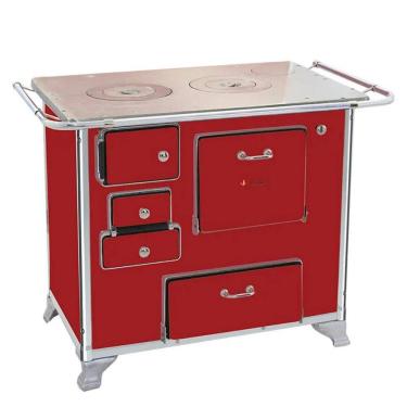 Imagem de Fogão a Lenha Venâncio 02 Gabinete Vermelho Intenso FL2GCX-28973