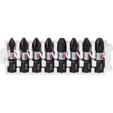 Imagem de Jogo De Bits Impact Control Power 25mm 8 Unidades - 2608522323 - Bosch