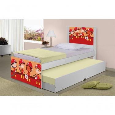 Imagem de Bicama Juvenil Adesivada Tropa De Bombeiros