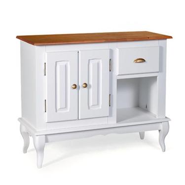 Imagem de Balcão Para Banheiro 2 Portas, 1 Gaveta E Nicho Dália M53058 Cor Laca - Branca