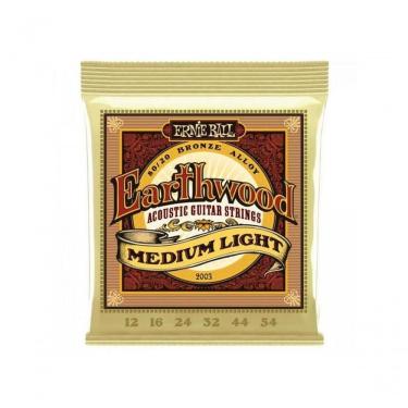 Imagem de Encordoamento Para Violão Aço .012 Médio Leve Earthwood...