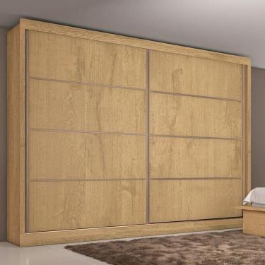 Imagem de Guarda Roupa Casal 2 Portas 6 Gavetas Sevilha-amêndoa Made Marcs