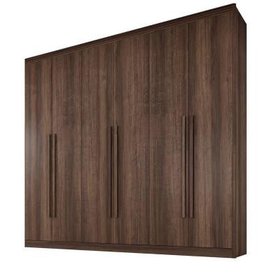 Imagem de Guarda Roupa Cancun 6 Portas Benetil Imbuia