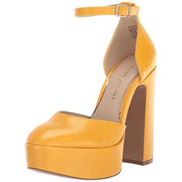 Imagem de Kenneth Cole New York Sandália feminina Tatum Wedge, Patente nude, 38