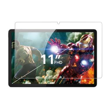 Imagem de KONXISA Pacote com 1 protetor de tela para tablet TABWEE W90 de 11 polegadas, protetor de tela para tablet de vidro temperado, 9 durezas, película protetora transparente HD antiarranhões e sem bolhas