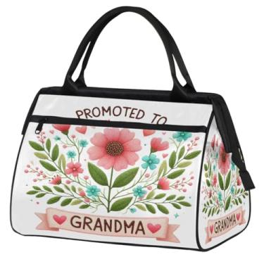 Imagem de Bolsa pequena para o fim de semana para mulheres, homens, unicórnio, girassol, flor, dobrável, bolsa esportiva leve para academia, Cor: 63 cm, 15.2*8.3*11.6 inch, Moderno