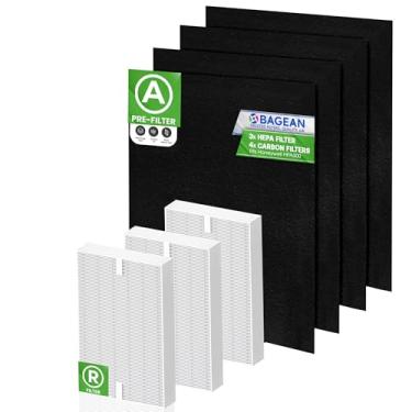 Imagem de Bagean Filtro HPA300 compatível com filtro Honeywell HEPA R de substituição para série de purificadores de ar HPA300 – Serve para filtros de purificador de ar HPA300 – Filtros refrescam o ar (3 HEPA +