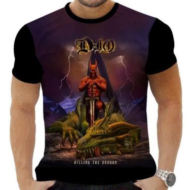 Imagem de Camiseta Camisa Personalizada Rock Clássico Metal Dio 5 - Obsidiana Co