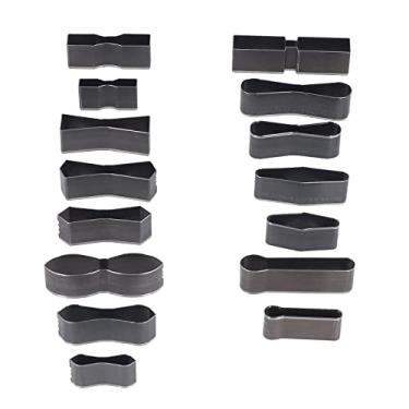 Imagem de Acouto Conjunto de Cortador de Punção Oco de 15 Unidades - Conjunto de Perfurador de Furo Oco de Aço de Alto Carbono, Couro, Tecido, Argila e Muito Mais - Vários Tamanhos, Necessidades de Corte Versáteis