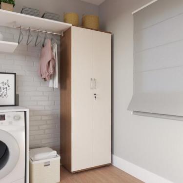 Imagem de Armário Organizador Multiuso Kiev 2 Portas Com Chave - Loja DoceLar, M