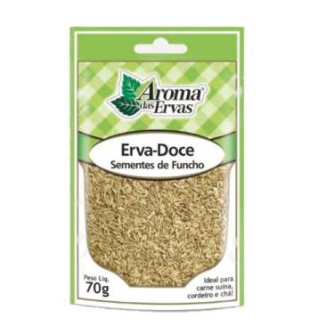 Imagem de Erva Doce Sementes de Funcho Aroma Das Ervas 70g