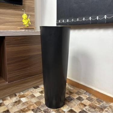Imagem de Vaso de Planta Cone Moderno Decorativo para Casa Jardim e Varanda – Elegância e Estilo Minimalista (Ibiza Preto)
