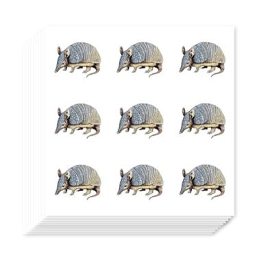 Imagem de AHANDMAKER 180 adesivos autoadesivos de tatu, adesivos de 2,5 cm de arte colorida para álbum, planejador, agenda, scrapbook, artesanato, bolsa, decoração