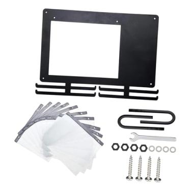 Imagem de Generic Suporte de parede para medalhas com porta-números, organizador de parede para atletas, ideal para berçário, dormitório, beisebol e natação. Perfeito