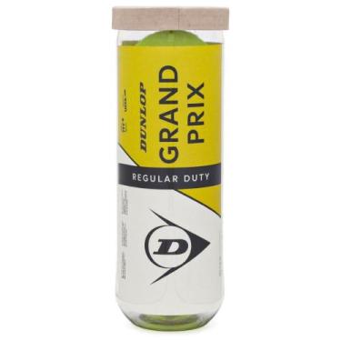 Imagem de Bola de Tênis Dunlop Grand Prix Regular Duty Saibro - Tubo com 3 Unida