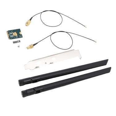 Imagem de Cryfokt Placa de Rede Sem Fio WiFi 6E NGFF M.2 4200 Mbps Tri Band 2,4 GHz 5 GHz 6 para Módulo de Laptop 10 11