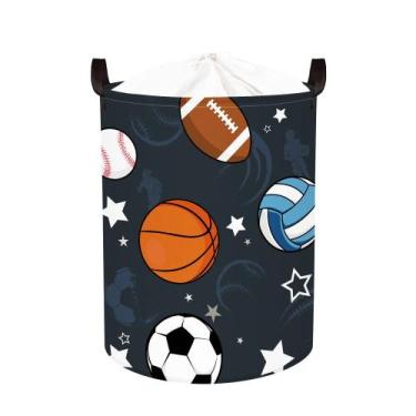 Imagem de Cesto de roupa suja Clastyle 40x50cm 63L impermeável dobrável