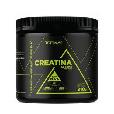 Imagem de Creatina 100% pura monohidratada pote 210g topway sem sabor em pó