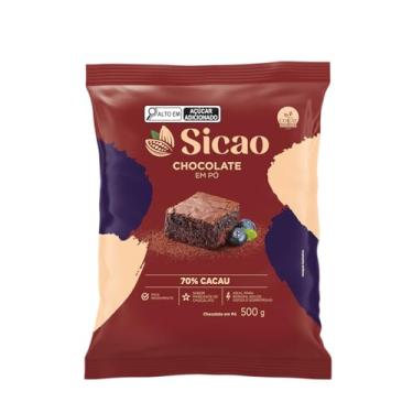 Imagem de Chocolate em Pó 70% Cacau Sicao 500gr