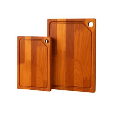 Imagem de Kit 2 Tábuas de Churrasco em Madeira Ideal para Cortar, Servir Carnes e Petiscos