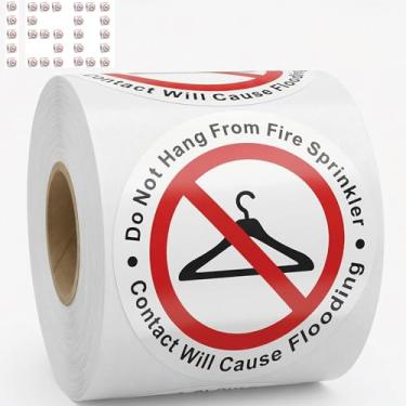 Imagem de 150 peças, placa de vinil super adesivo de 7,6 cm de não pendurar no fogo