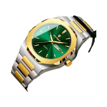 Imagem de Relógio De Quartzo Masculino À Prova d'Água Em Aço Inoxidável POEDAGAR