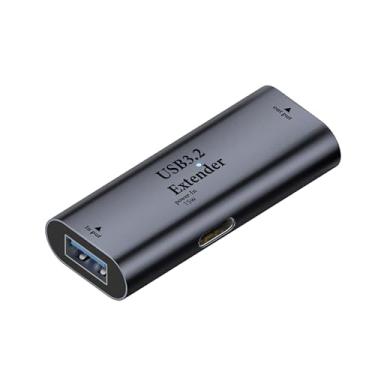 Imagem de Adaptador USB C fêmea para USB A fêmea 3,2 gerações, extensor de amplificador USB C de 5 Gbps-15W para telefone, laptop, câmera, scanners e mais