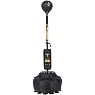 Imagem de Saco De Boxe Bola De Boxe Altura Ajustável Rebote Reação Alvo Equipamento De Treino Residência Bola De Boxe Explosiva Profissional Vertical Fitness Tumbler Saco De Areia,Preto,YUYANAIAI