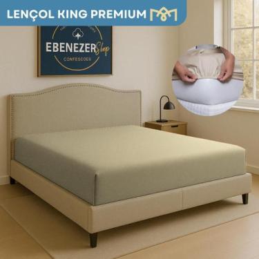 Imagem de Lençol King Avulso Antialérgico Micropercal 400 Fios Antiácaro Confort