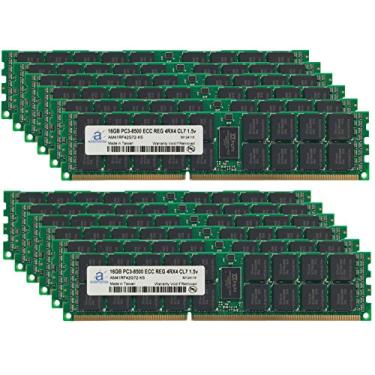 Imagem de Adamanta Atualização de memória de servidor de 192 GB (12 x 16 GB) para HP Proliant DL180 G6 DDR3 1066Mhz PC3-8500 ECC registrado 4Rx4 CL7 1,5v