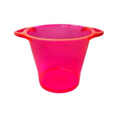 Imagem de Kit 5 Unidades Balde Acrílico De Gelo Champanheira Cerveja Bebida Decoração (Pink)