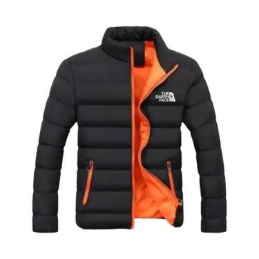 Imagem de Jaqueta Parka Masculina De Inverno 2024, Moda Casual, Quente, Com Gola
