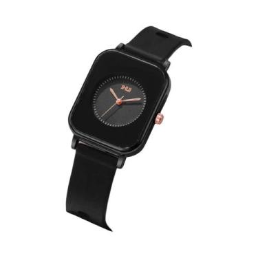 Imagem de Relógio Casual Feminino De Quartzo Com Pulseira De Silicone, Relógio E