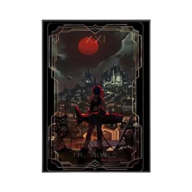 Imagem de Pôster Minimalista De Graffiti Jinx Arcane Temporada 2 Em Tela Para Sa