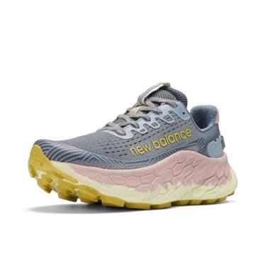 Imagem de New Balance Tênis de corrida feminino Fresh Foam X More Trail V3trail, Cinza ártico/rosa orbe/árvore do chá, 13 X-Wide