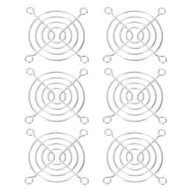 Imagem de PATIKIL Grade de dedo para ventilador de 60 mm, pacote com 6, protetor de grade de aço inoxidável 304, capa protetora para ventiladores de 60 mm, equipamento de computador faça você mesmo