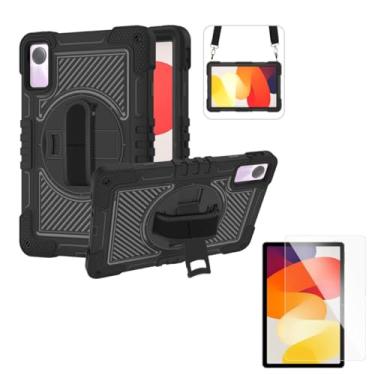 Imagem de Capa Robusta Compatível com Tab Redmi Pad Se 11 Polegadas 2023 + Pelicula de Vidro