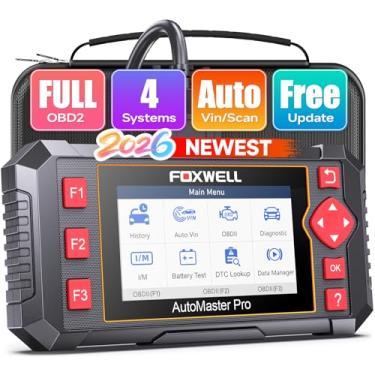 Imagem de Scanner automotivo FOXWELL NT604 atualizado 2025, ferramenta de diagnóstico OBD2, scanner ABS, scanner de airbag, leitor de código de verificação do motor, ferramenta de digitalização de transmissão