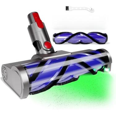 Imagem de GOAKICHGO Pacote com 2 cabeças de substituição a vácuo para V10, V7, V8, V11, V15 (não para slim) Rolo de escova de cabeça de motor de acionamento direto para acessórios de aspirador Dyson, peças com