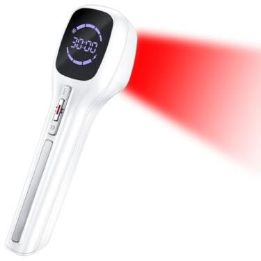 Imagem de Zelvory Dispositivo de terapia de luz vermelha a laser frio para humanos/cães, varinha de terapia de luz vermelha infravermelha portátil para alívio da dor corporal, lllt dispositivos a laser de baixo