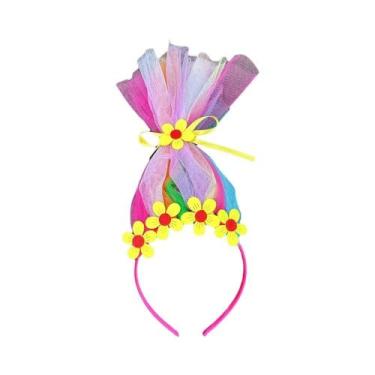 Imagem de Tiara De Festa Da Princesa Poppy Dos Trolls, Acessórios De Cosplay De 